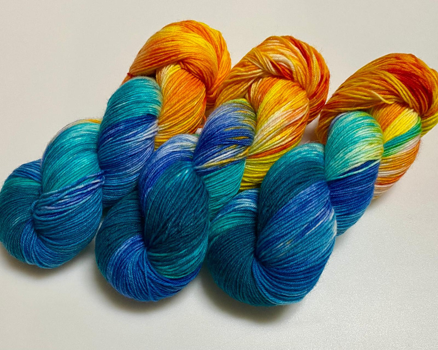 Fernersowo handgefärbte Wolle 4 - fach - Sonjas Wollanstalt