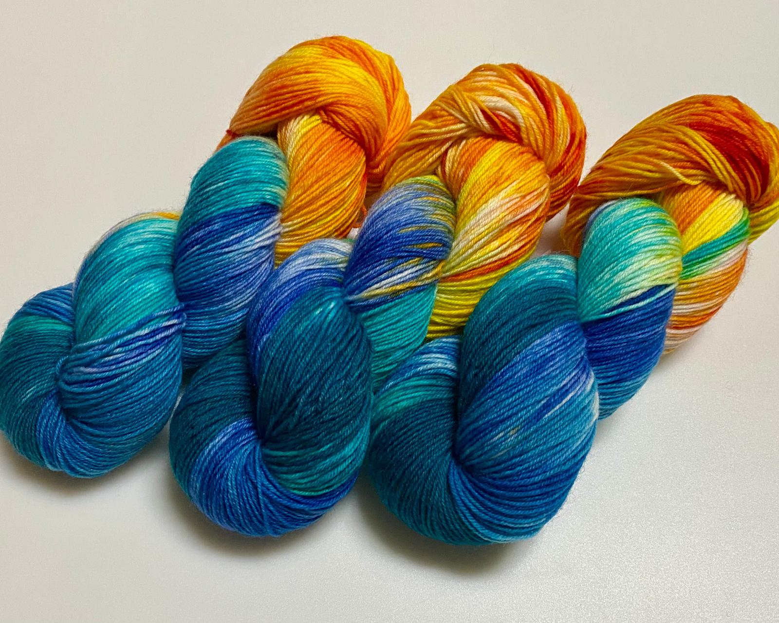 Fernersowo handgefärbte Wolle 4 - fach - Sonjas Wollanstalt