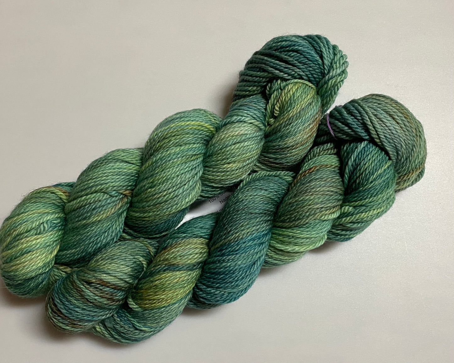 Merino 166 handgefärbtes Merinogarn 100g