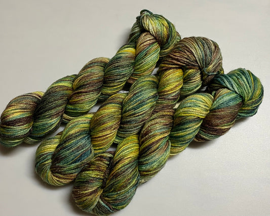 Merino Bambus DK handgefärbtes Merinogarn mit Bambusfaser - Sonjas Wollanstalt