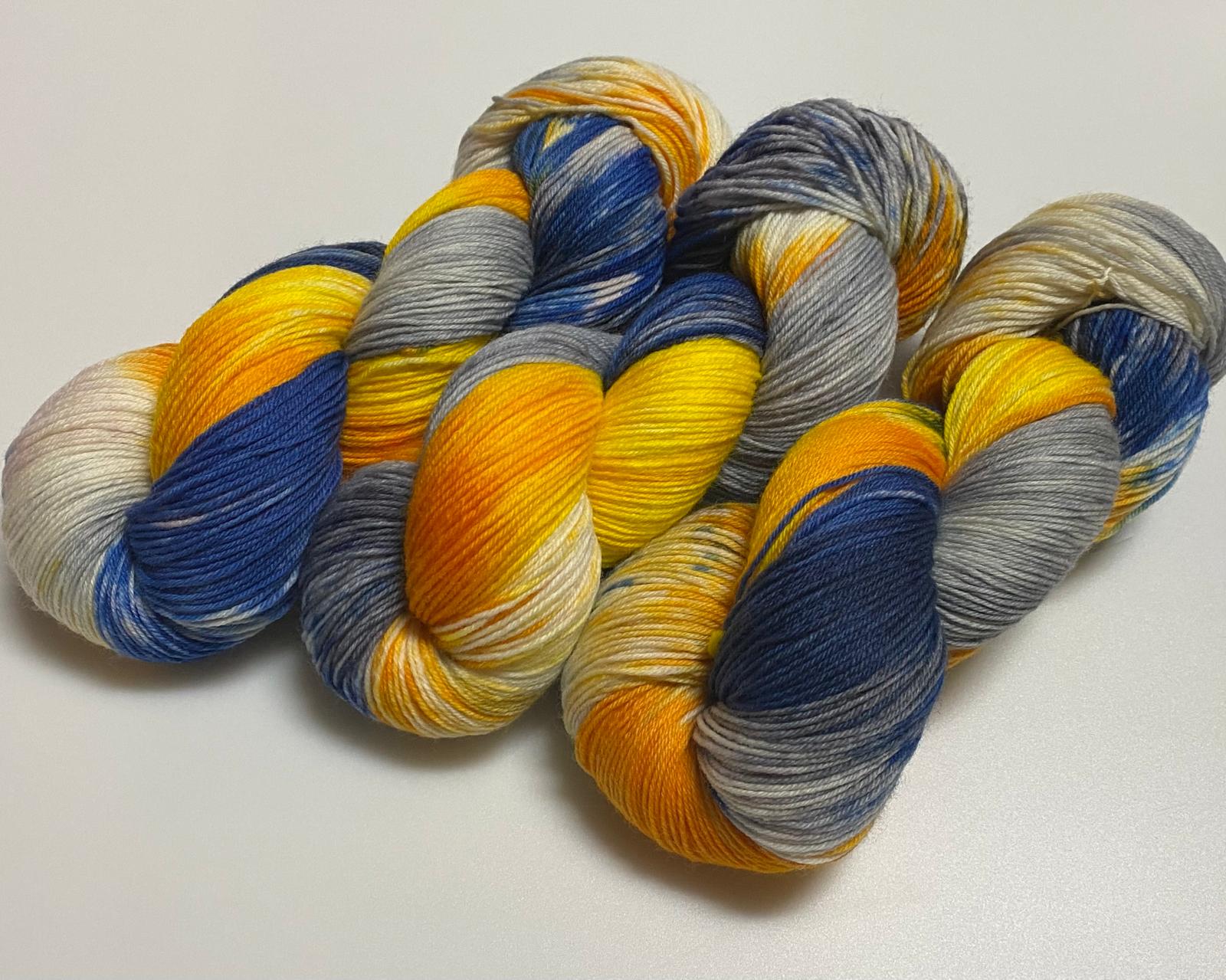 Fernersowo handgefärbte Wolle 4 - fach - Sonjas Wollanstalt