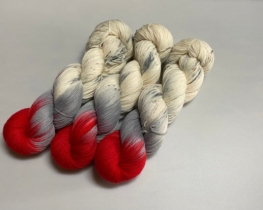 Fine Merino Socks 4 - fach 100g handgefärbte Wolle - Sonjas Wollanstalt