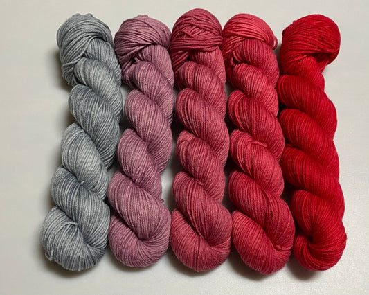 Fine Merino Socks ca. 20g handgefärbte Wolle - Sonjas Wollanstalt