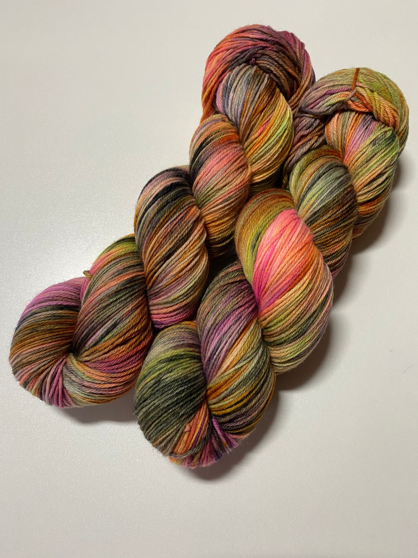 Hightwist, Handgefärbte Sockenwolle 4 Fach