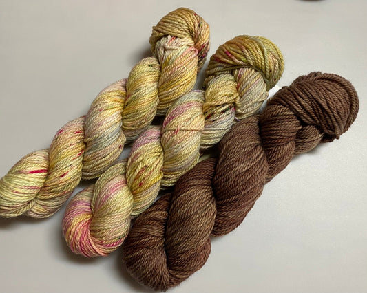 Merino 166 handgefärbtes Merinogarn Set 3x100g - Sonjas Wollanstalt