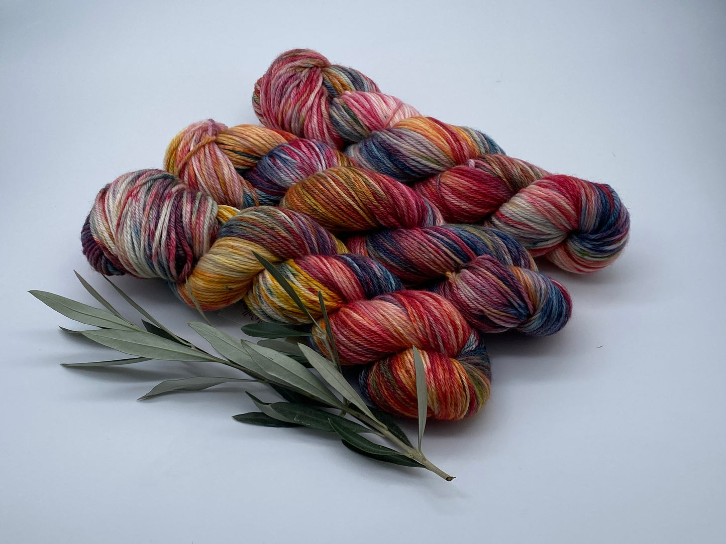 Merino Bambus DK handgefärbtes Merinogarn mit Bambusfaser