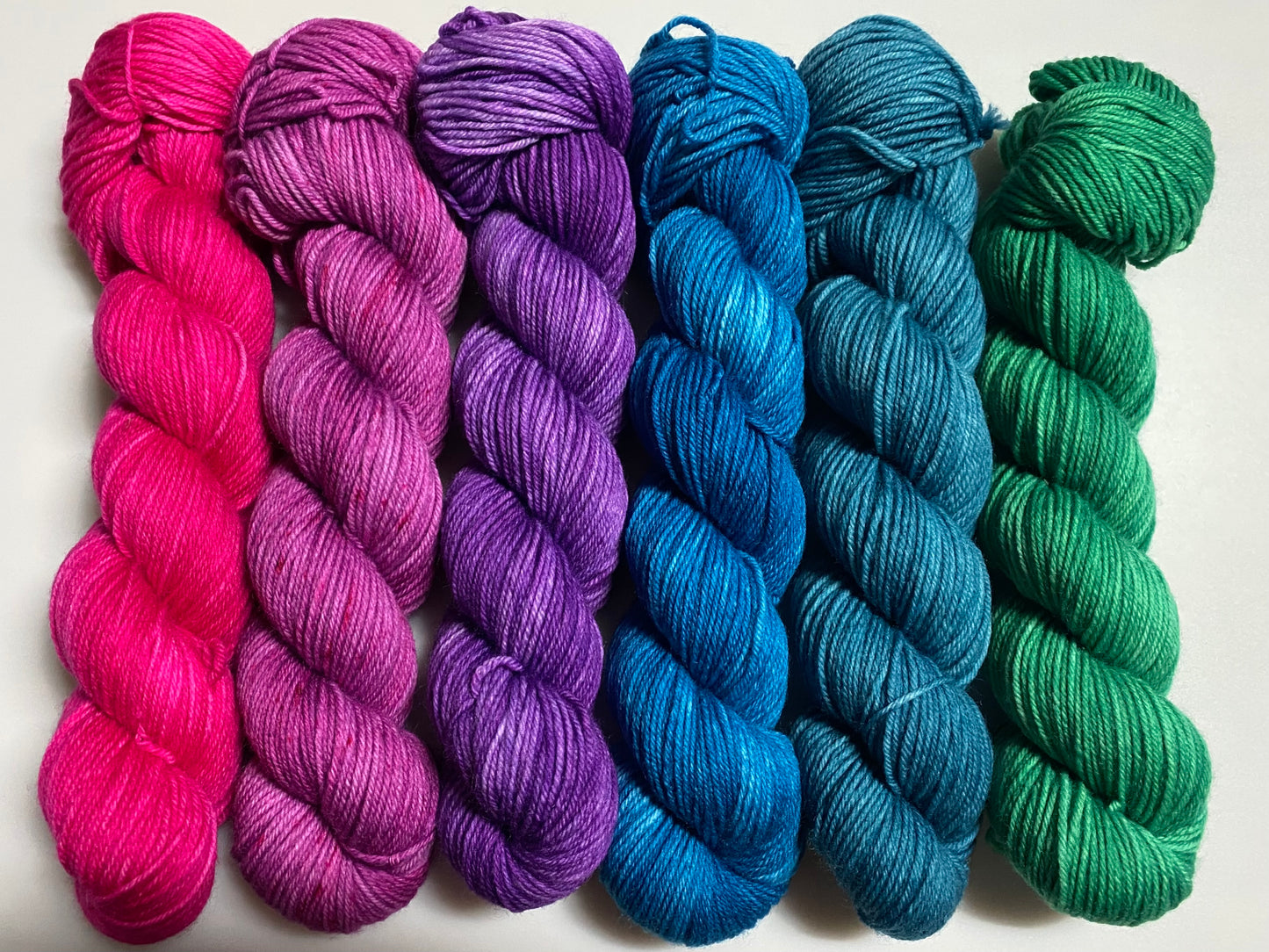 Fine Merino Socks 4-fach handgefärbt ca. 50g