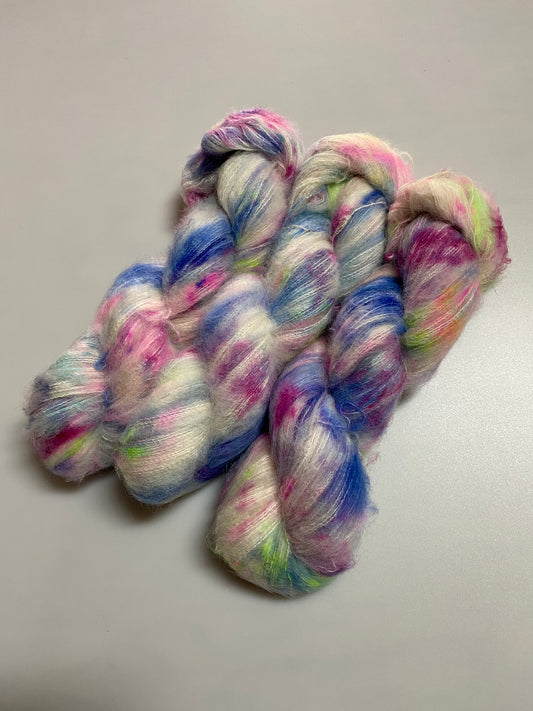 Dreamcloud  Alpaka / Seide, handgefärbt 50g