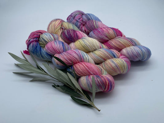 Merino Bambus DK  handgefärbtes Merinogarn mit Bambusfaser