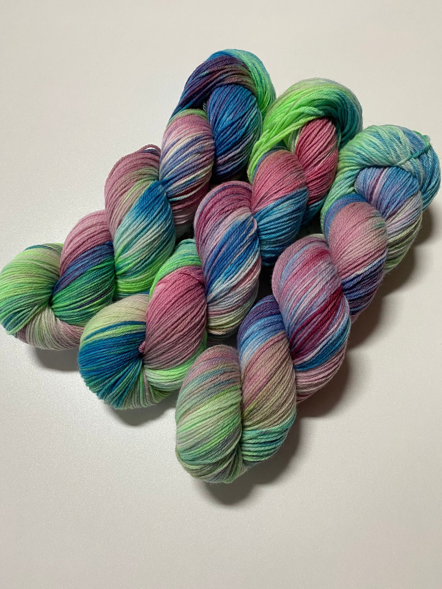 Hightwist, Handgefärbte Sockenwolle 4 Fach