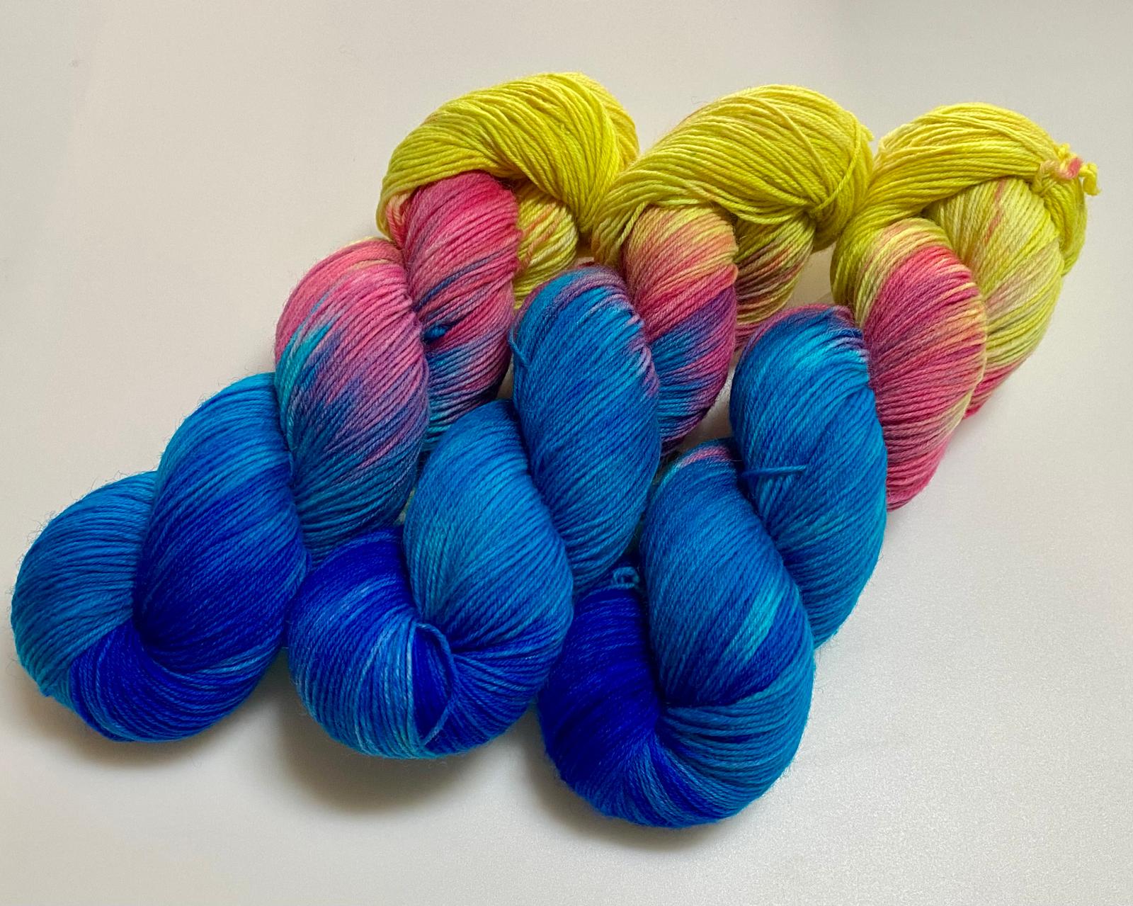 Basicsocks handgefärbte Sockenwolle - Sonjas Wollanstalt