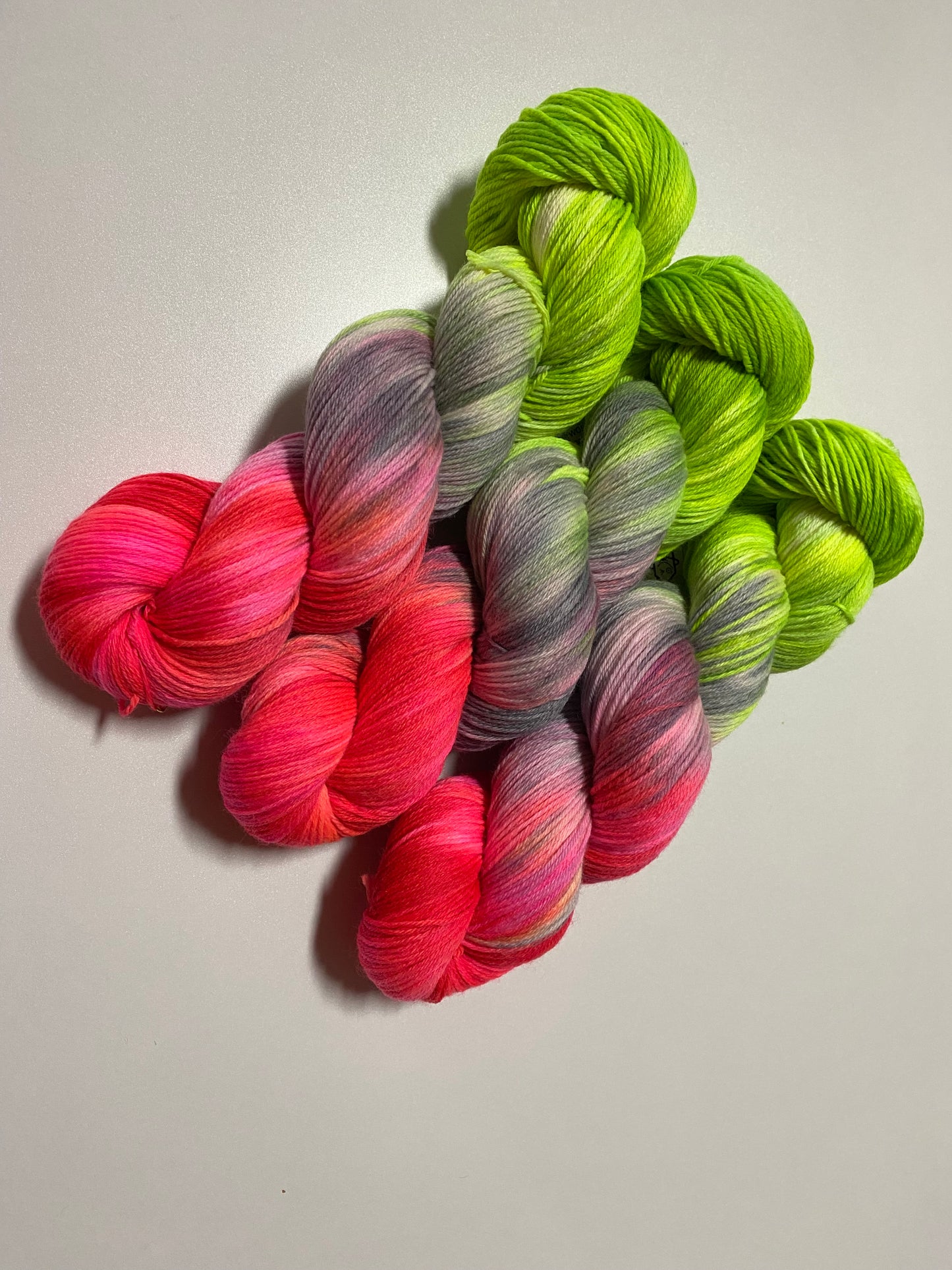 Hightwist, Handgefärbte Sockenwolle 4 Fach