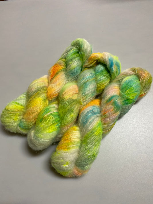 Dreamcloud  Alpaka / Seide, handgefärbt 50g