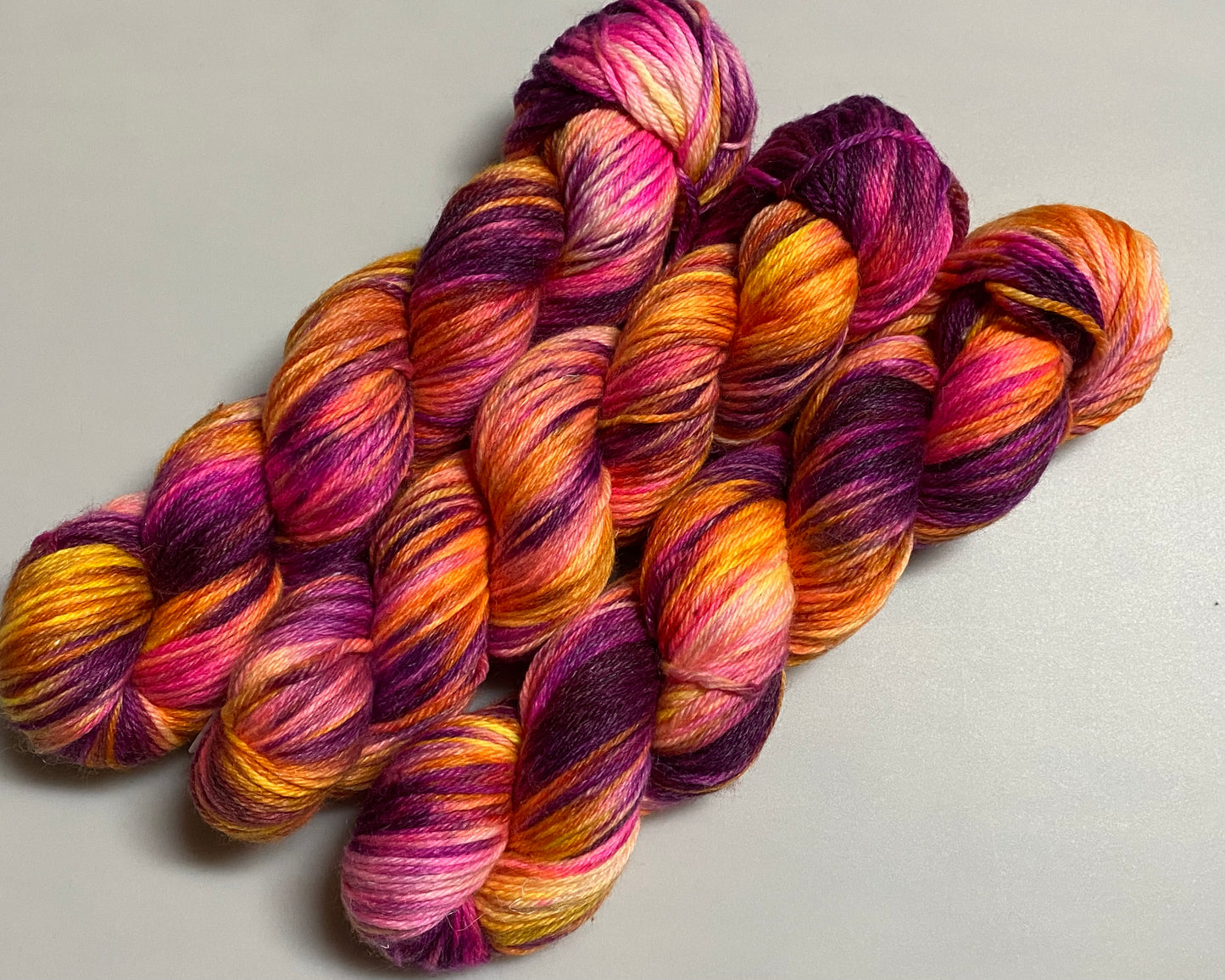 Merino Bambus DK  handgefärbtes Merinogarn mit Bambusfaser