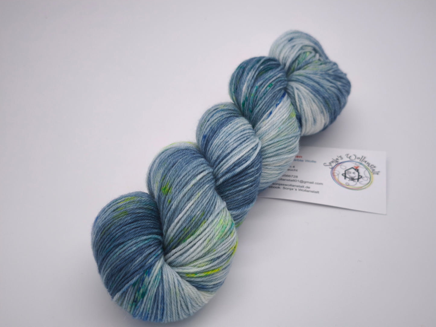 Hightwist, Handgefärbte Sockenwolle 4 Fach