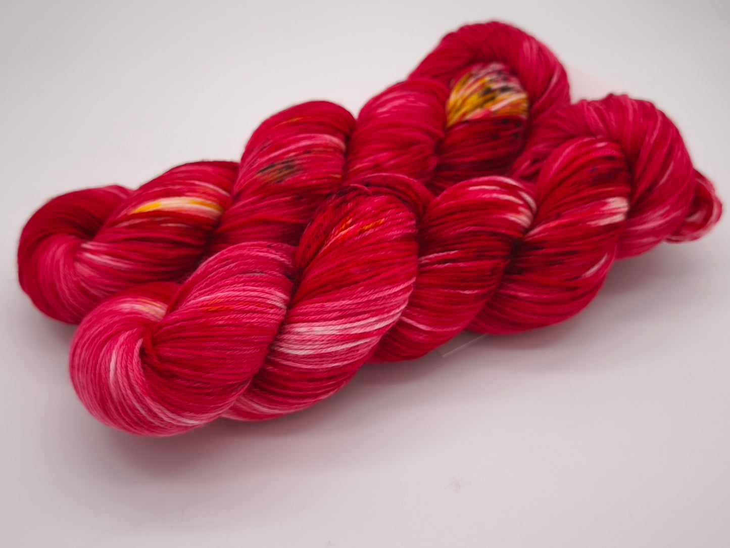 Hightwist, Handgefärbte Sockenwolle 4 Fach
