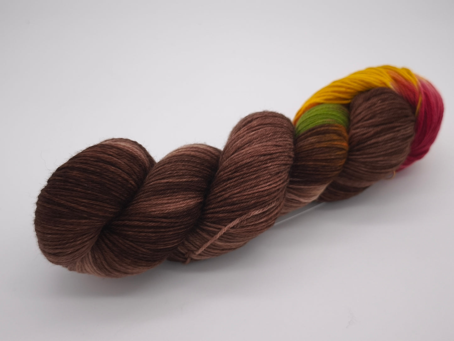Hightwist, Handgefärbte Sockenwolle 4 Fach