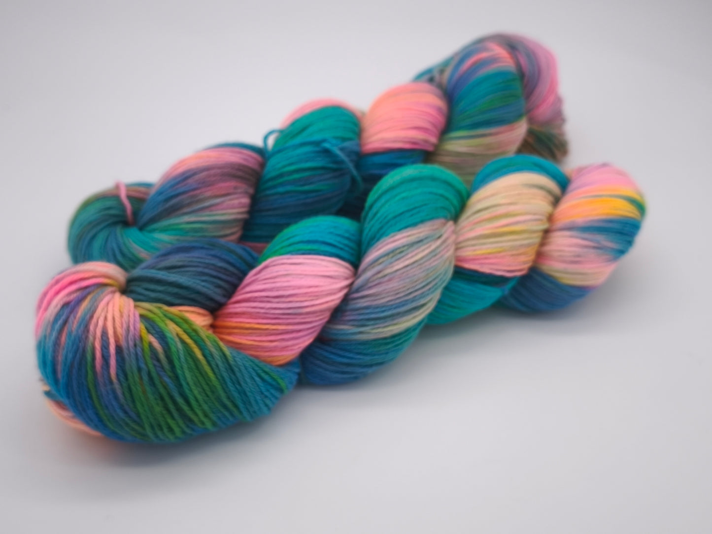 Hightwist, Handgefärbte Sockenwolle 4 Fach