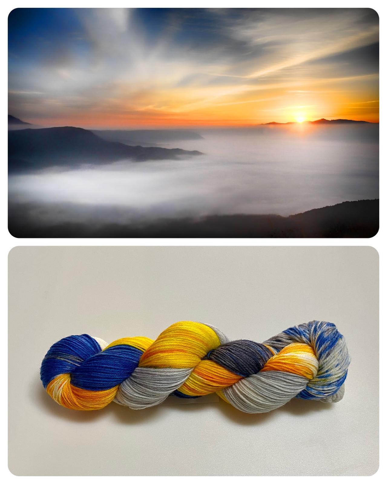 Fine Merino Socks 4-fach 100g handgefärbte Wolle