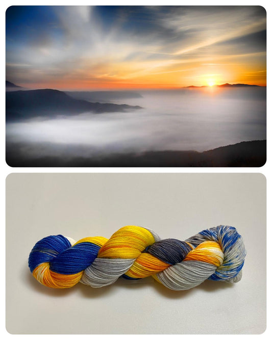 Fine Merino Socks 4-fach 100g handgefärbte Wolle
